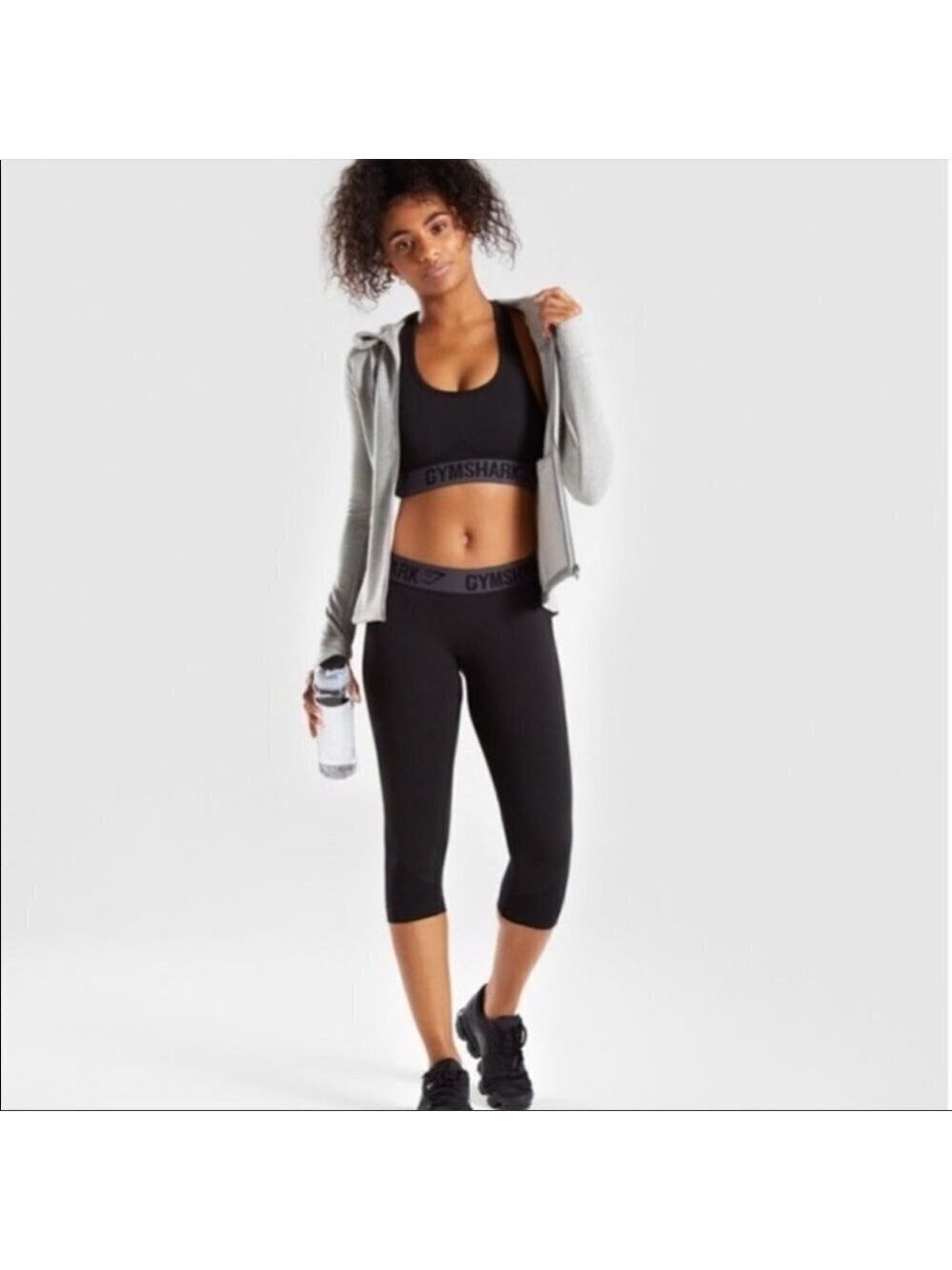 ** GYMSHARK Black Seamless Leggings Size S